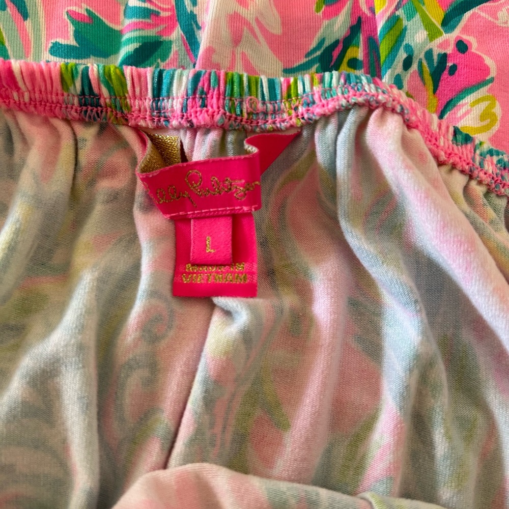 Lilly Pulitzer Lana Romper Unicorn of the Sea - Picture 3 of 3